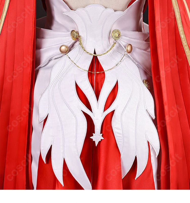 姫子コスプレ衣装の背面に配置された腰飾りのディテール