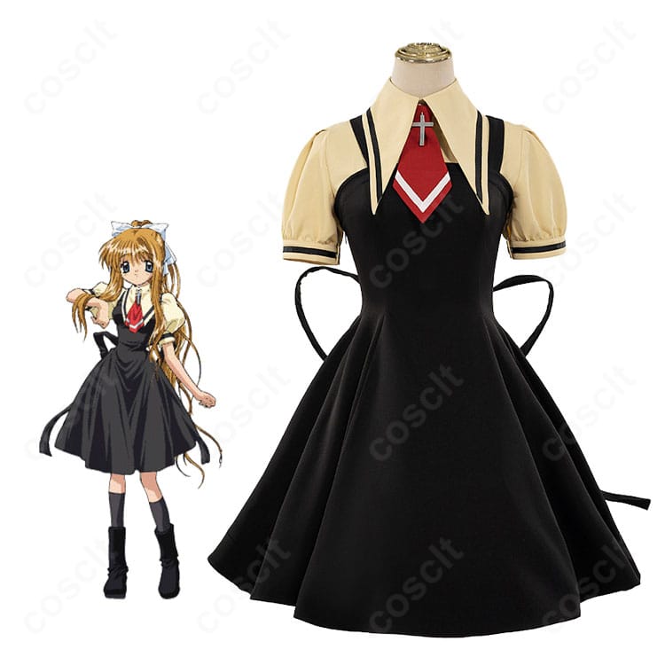『AIR』神尾観鈴のキャラクターイメージと夏服制服Ver.コスプレ衣装の比較