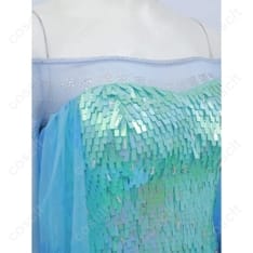 アナと雪の女王 エルサ 氷のドレス コスプレ衣装｜軽やかな着心地と華麗な再現度 - 4枚目の画像（サムネイル）