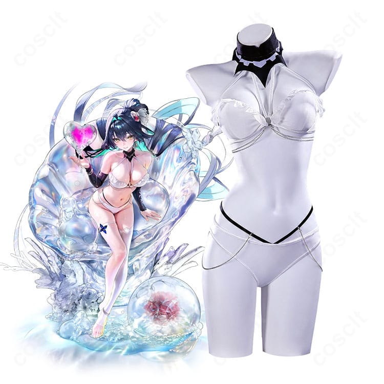勝利の女神:NIKKE リトルマーメイドのキャラクタービジュアルとシェルプリンセス衣装の商品比較