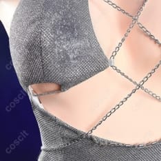 アズレン アウグスト・フォン・パーセヴァル コスプレ衣装｜華麗な銀色ドレス - 4枚目の画像（サムネイル）