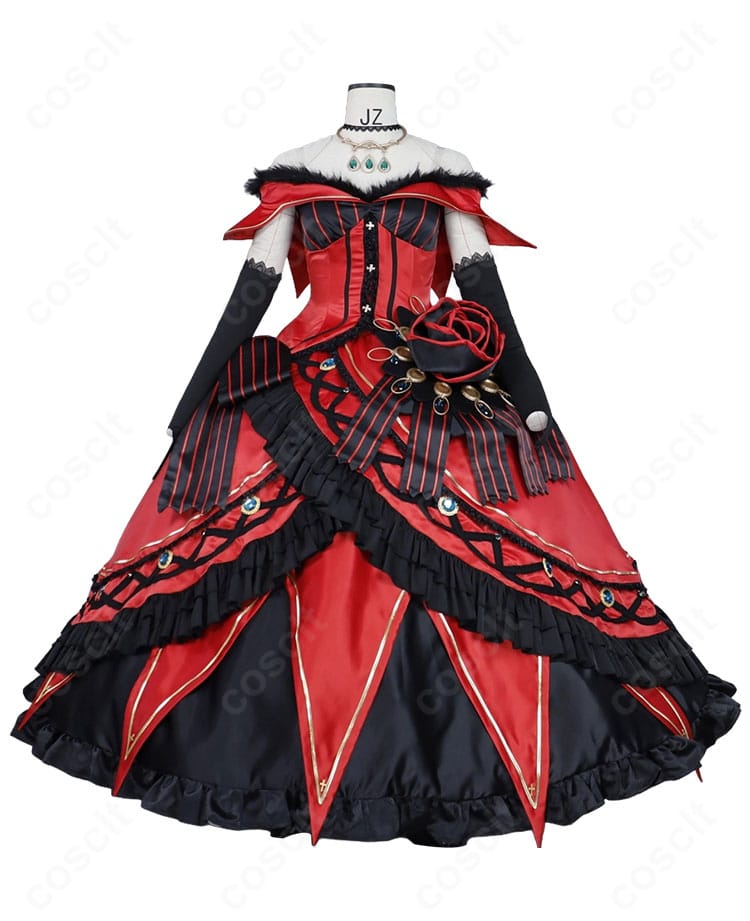 Re:ゼロ プリシラ・バーリエル コスプレ衣装の正面デザイン