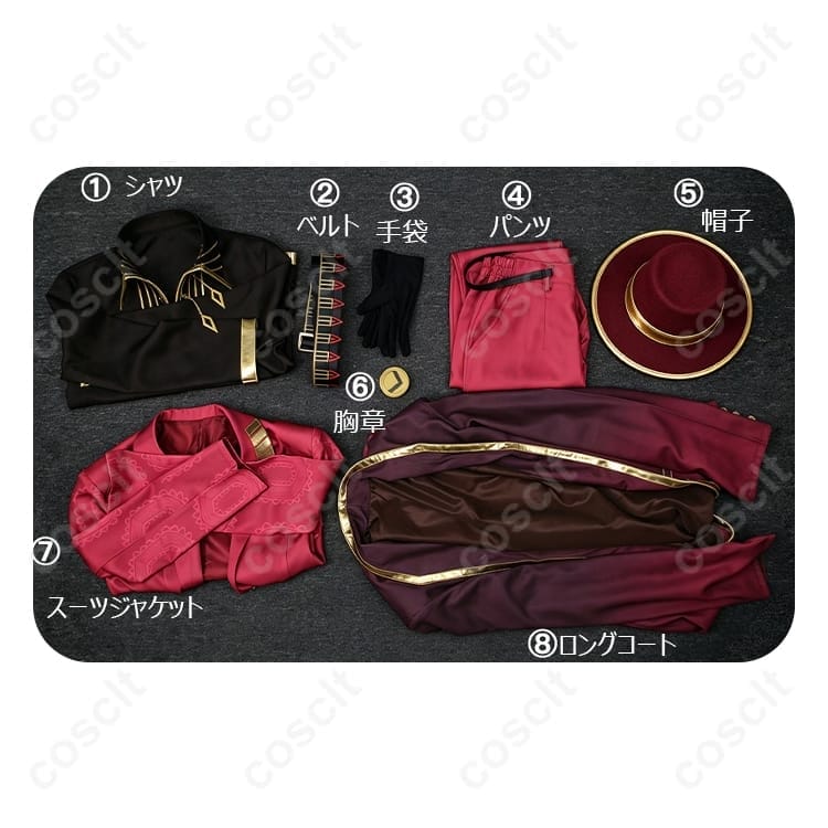 Limbus Company レイホン 第8章コスプレ衣装｜重厚な8点セットで撮影映え - 8枚目の画像