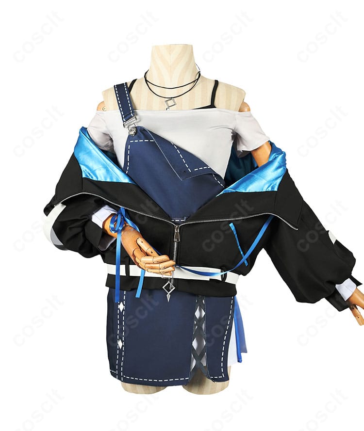 悠針れい喫茶Laid-Backコスプレ衣装の正面デザイン