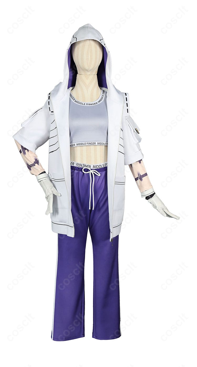 『Limbus Company』キラ コスプレ衣装のコートとトップス、パンツを組み合わせた正面
