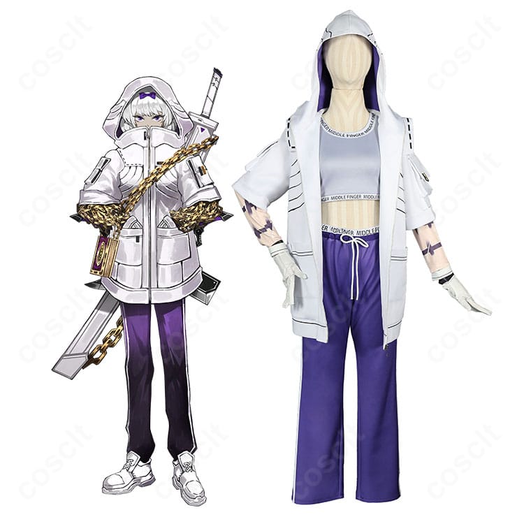 『Limbus Company』キラのキャラクターイメージと断ち切れない中指の子方コスプレ衣装