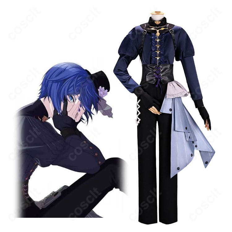 プロセカ KAITO［激情の顕現］特訓後のキャラクタービジュアルとコスプレ衣装の商品比較