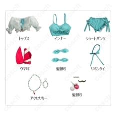 ウマ娘 プリティーダービー ウインバリアシオン［水面のプリンシパル］コスプレ衣装｜水着風の撮影向けセット - 7枚目の画像（サムネイル）