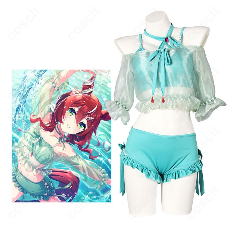 ウインバリアシオン［水面のプリンシパル］のキャラクター画像と水着風コスプレ衣装の商品画像