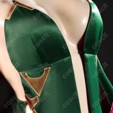 アズールレーン（アズレン）ナポリ 通常衣装 コスプレ衣装｜深緑ドレスとショールで上品に再現 - 3枚目の画像（サムネイル）