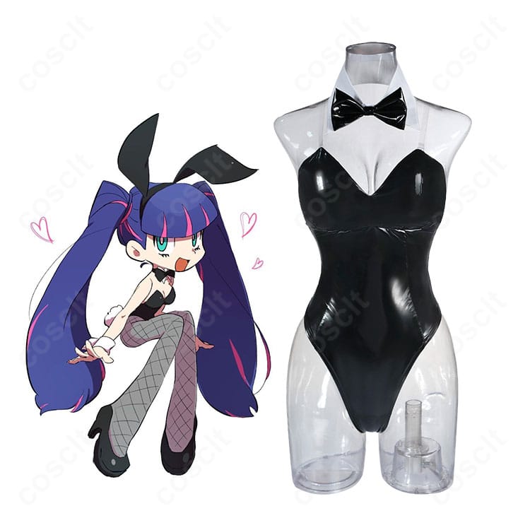 パンティ&ストッキングwithガーターベルト アナーキー・ストッキングのキャラクターイメージとバニーガールVer.コスプレ衣装