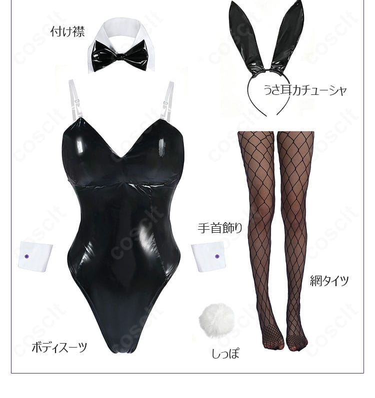 アナーキー・ストッキング バニーガールVer.コスプレ衣装のセット内容一覧