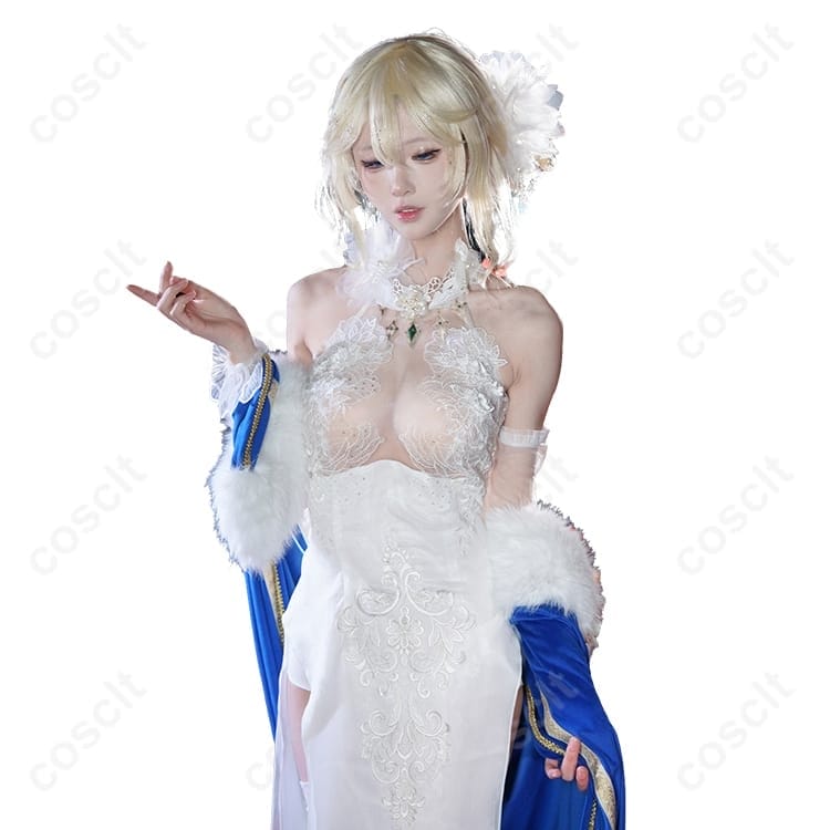 アズールレーン ジャンヌ・ダルク 灯花の祝装聖女 コスプレ衣装｜軽やかで撮影映え - 2枚目の画像