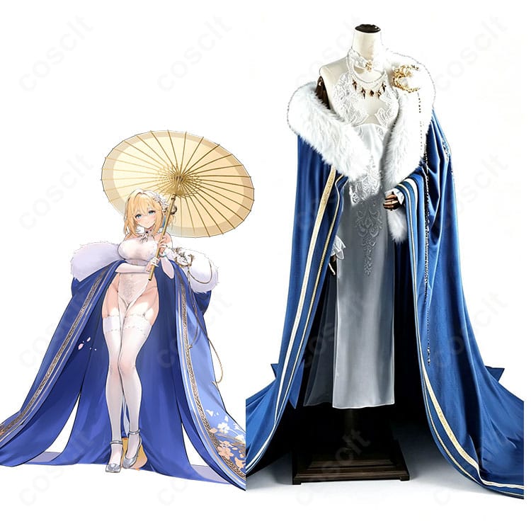 アズールレーン ジャンヌ・ダルクのキャラクターイメージと灯花の祝装聖女コスプレ衣装