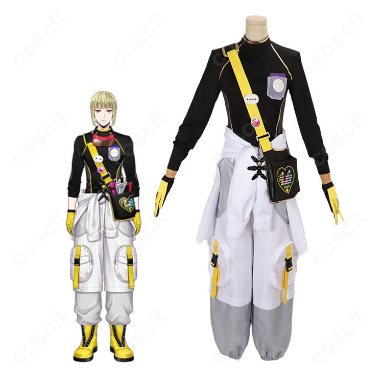 ルーク・ハントのキャラクタービジュアルとフレンドリー・テック衣装の商品比較画像