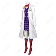 逆転裁判 蘇る逆転 宝月茜 高校生制服Ver. コスプレ衣装｜白衣付き高再現6点セット - 2枚目の画像（サムネイル）