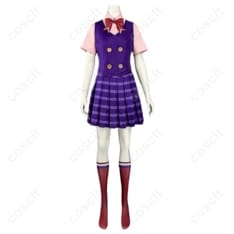 逆転裁判 蘇る逆転 宝月茜 高校生制服Ver. コスプレ衣装｜白衣付き高再現6点セット - 4枚目の画像（サムネイル）
