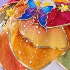 スクフェス 高坂穂乃果 妖精の国編 覚醒後コスプレ衣装｜華やかな花飾りセット - 3枚目の画像（サムネイル）