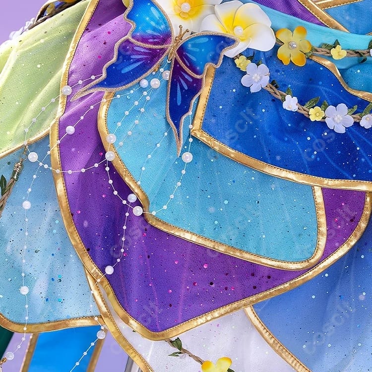 ラブライブ！スクフェス 絢瀬絵里 妖精の国編 いっしょに練習 覚醒後 コスプレ衣装 - 3枚目の画像