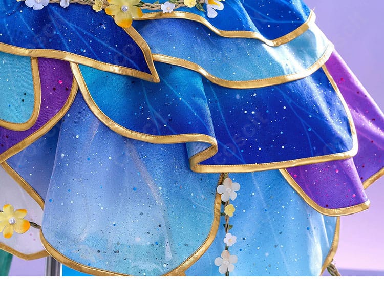 絢瀬絵里 妖精の国編 覚醒後コスプレ衣装のレイヤードスカート詳細
