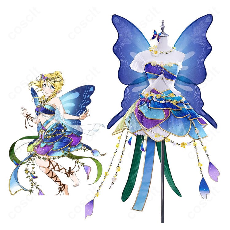ラブライブ!スクフェス 絢瀬絵里「妖精の国編 いっしょに練習」覚醒後のキャラクターイメージとコスプレ衣装