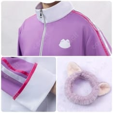 にじさんじ 渡会雲雀 コスプレ衣装｜VOLTACTION Pajama Party!のパジャマ４点セット - 4枚目の画像（サムネイル）
