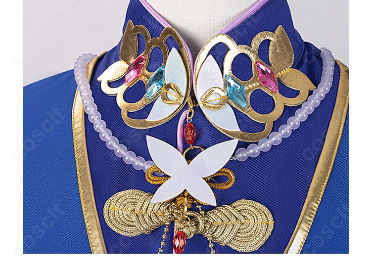 星導ショウ Dytica 2nd Anniversary衣装の襟元装飾ディテール