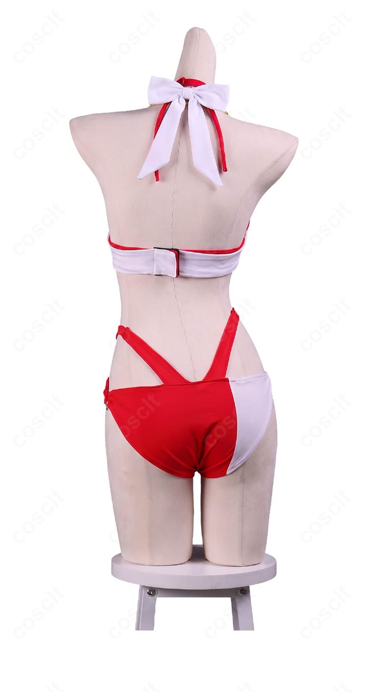 宝鐘マリンの水着衣装のブラトップ背面ディテール