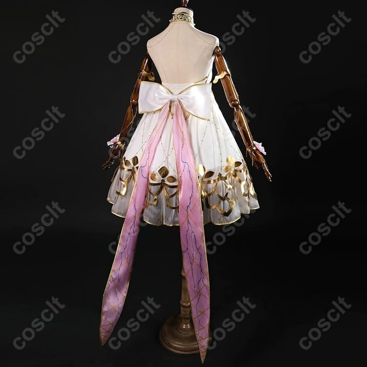 Fate/Grand Order Arcade カーマ（ミステイク）第三再臨 コスプレ衣装｜花飾りと大型リボンで華やかに - 3枚目の画像