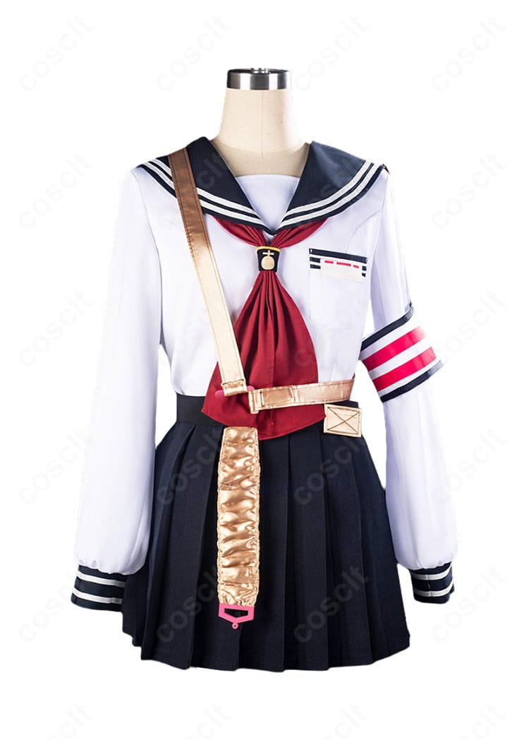 七度ユキノ SRT特殊学園FOX小隊セーラー制服風コスプレ衣装の正面デザイン