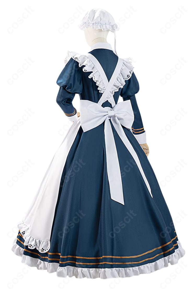 妃崎余花 クラシカルメイドボーイ コスプレ衣装の背面