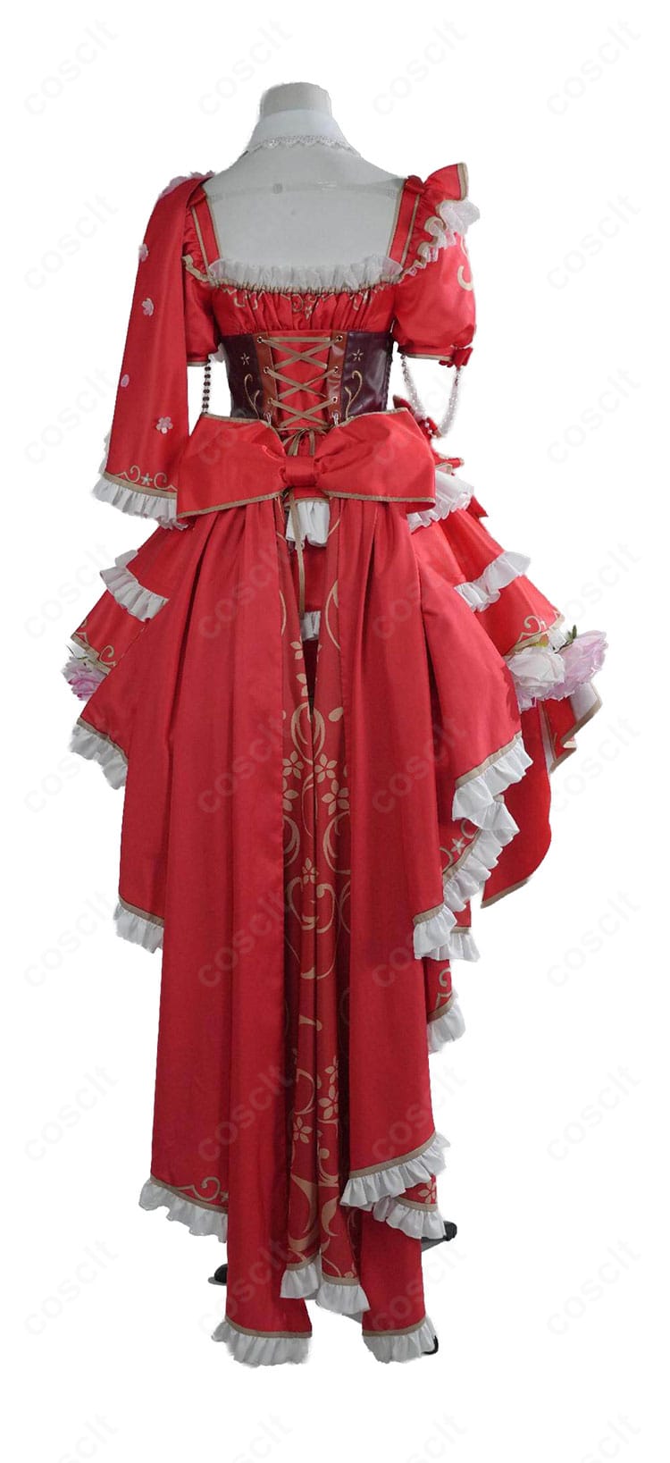 さくらみこコスプレ衣装の背面とバックリボン