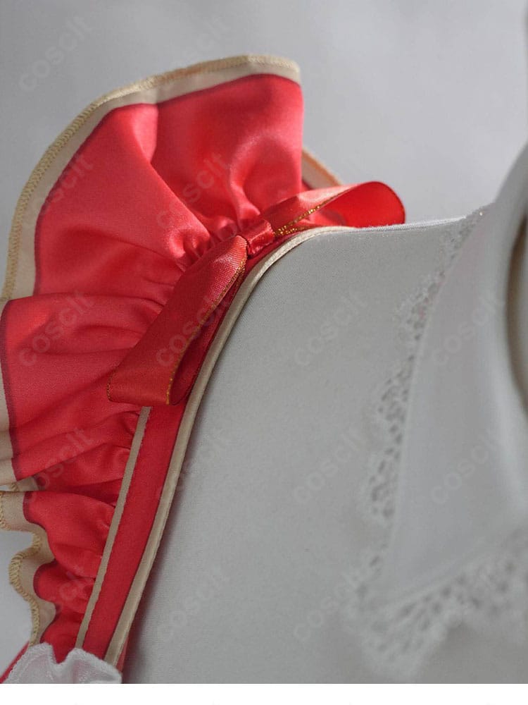 さくらみこライブドレスの肩に付くリボンの装飾