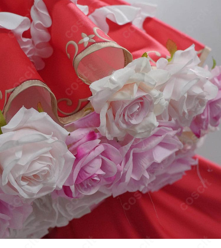 さくらみこコスプレ衣装のスカートに付く花飾り