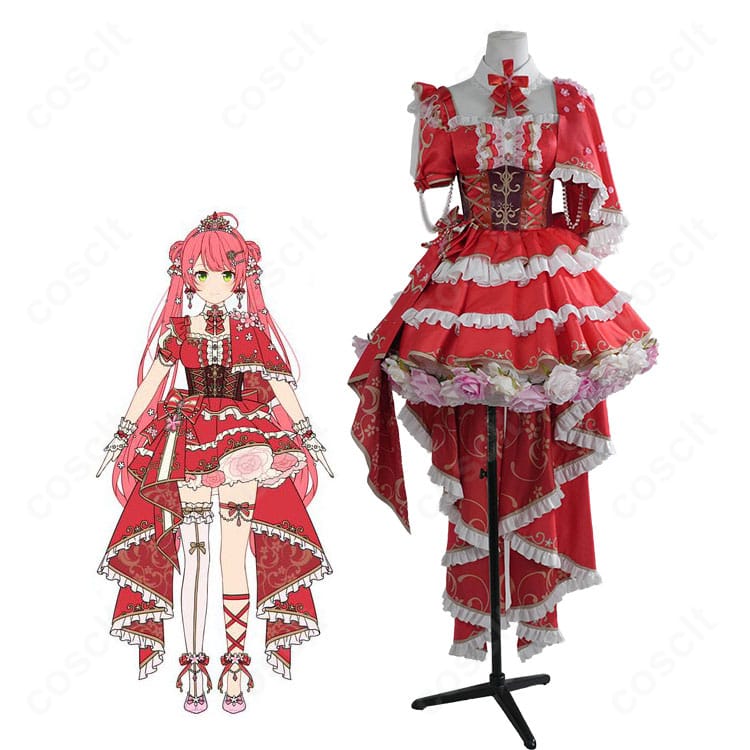 ホロライブ・さくらみこの人物イメージと2nd Liveコスプレ衣装の商品比較