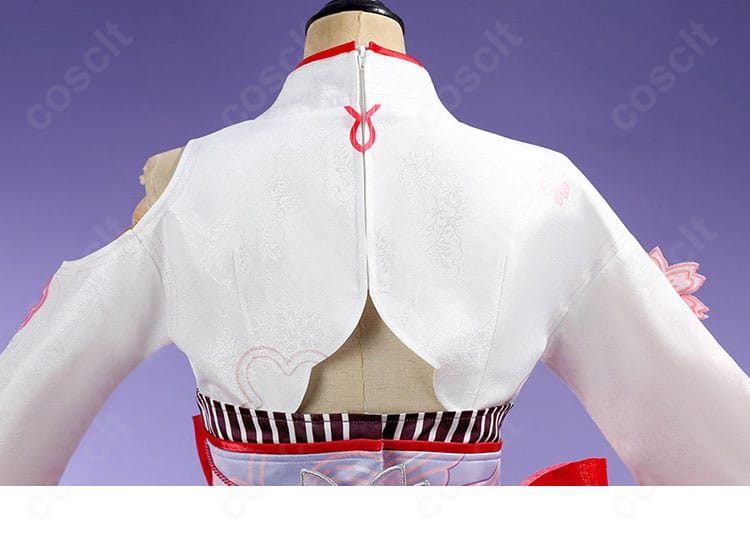 緋英「月待つ花時」コスプレ衣装の背面にある装飾を拡大した画像