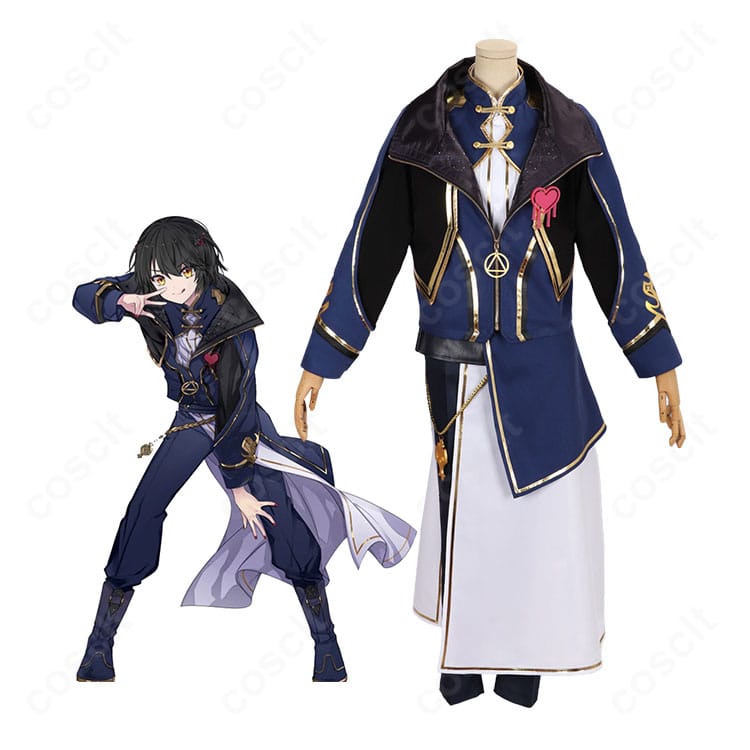 にじさんじ ましろ爻 5th Anniversary共通衣装のキャラクターイメージと商品衣装