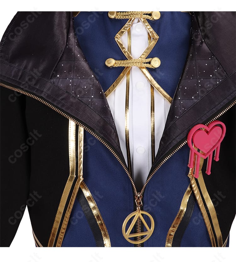にじさんじ ましろ爻 5th Anniversary共通コスプレ衣装の前立て装飾ディテール