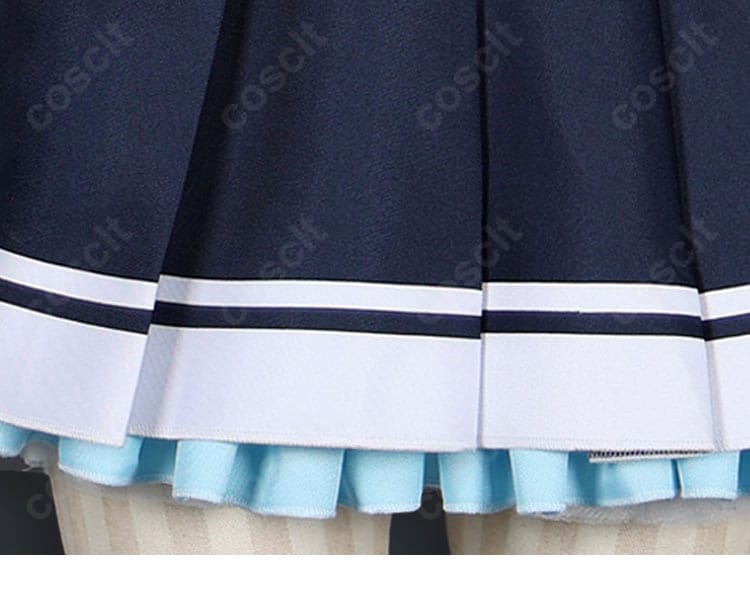 オンゲキ bright MEMORY 珠洲島有栖の制服スカートの裾部分と装飾デザインを確認できる詳細画像