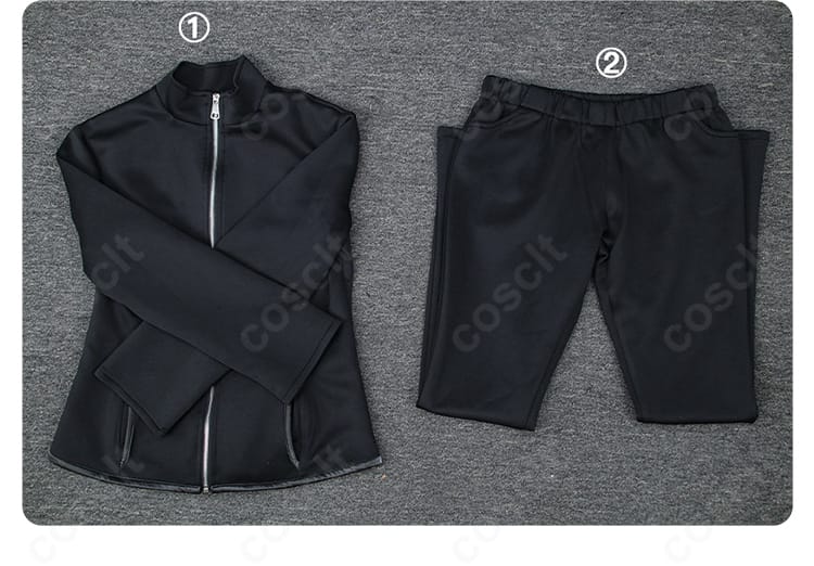 Limbus Company 良秀 LCB囚人コスプレ衣装のセット内容展示画像