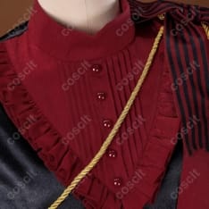 ディズニー ツイステッドワンダーランド リドル・ローズハート マスカレードドレス コスプレ衣装 - 8枚目の画像（サムネイル）