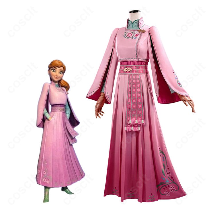 『アナと雪の女王3(仮題)』アナのキャラクターイメージと新衣装Ver.コスプレ衣装の商品画像