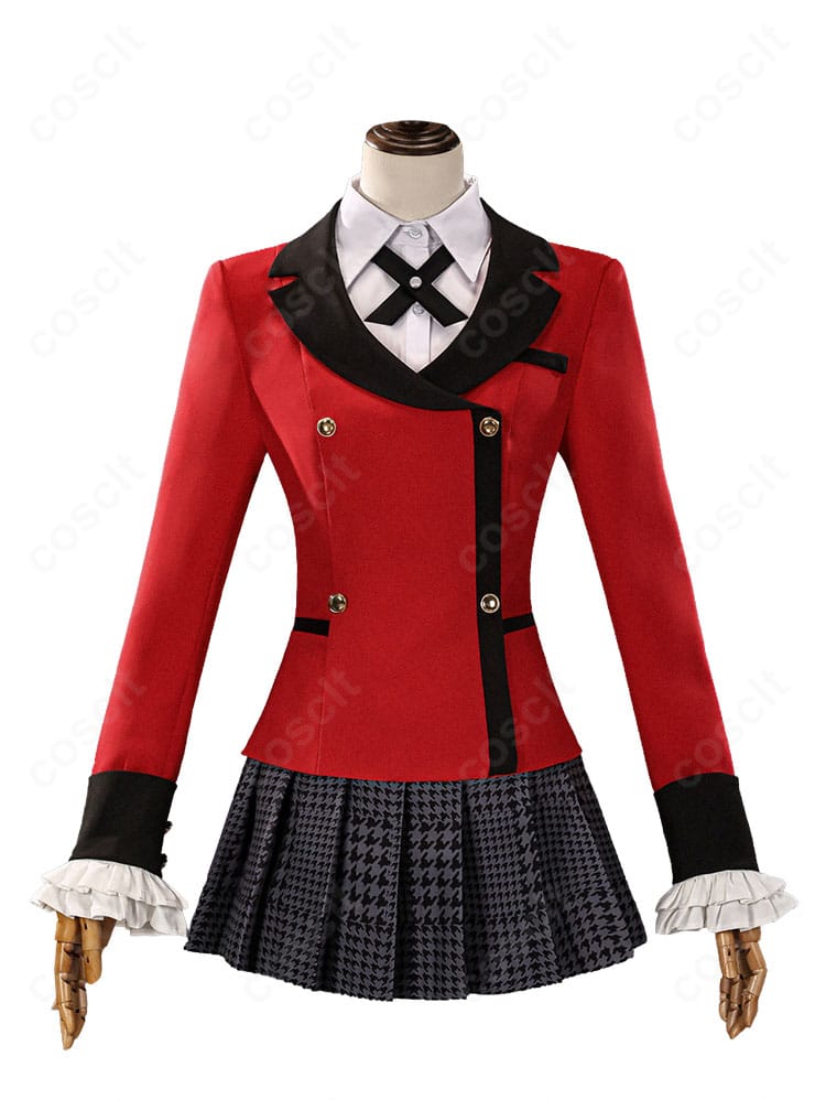 桃喰綺羅莉の生徒会長制服コスプレ衣装を正面から示した画像