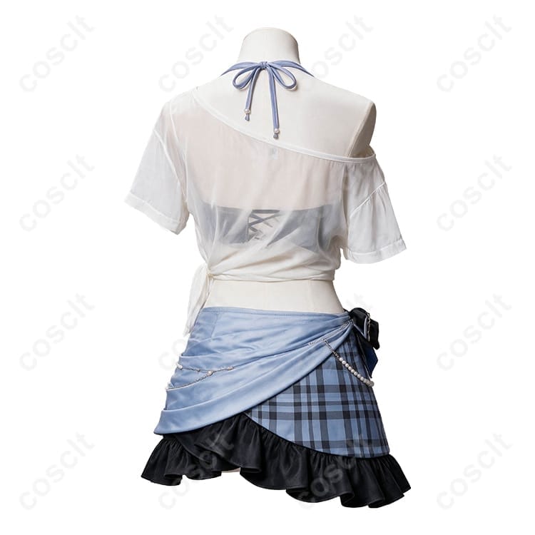 ホロライブEnglish ネリッサ・レイヴンクロフト 水着衣装（#AzureWaves） コスプレ衣装 - 4枚目の画像