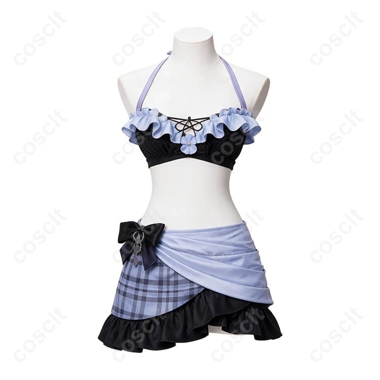 ホロライブEnglish ネリッサ・レイヴンクロフト 水着衣装（#AzureWaves） コスプレ衣装 - 5枚目の画像