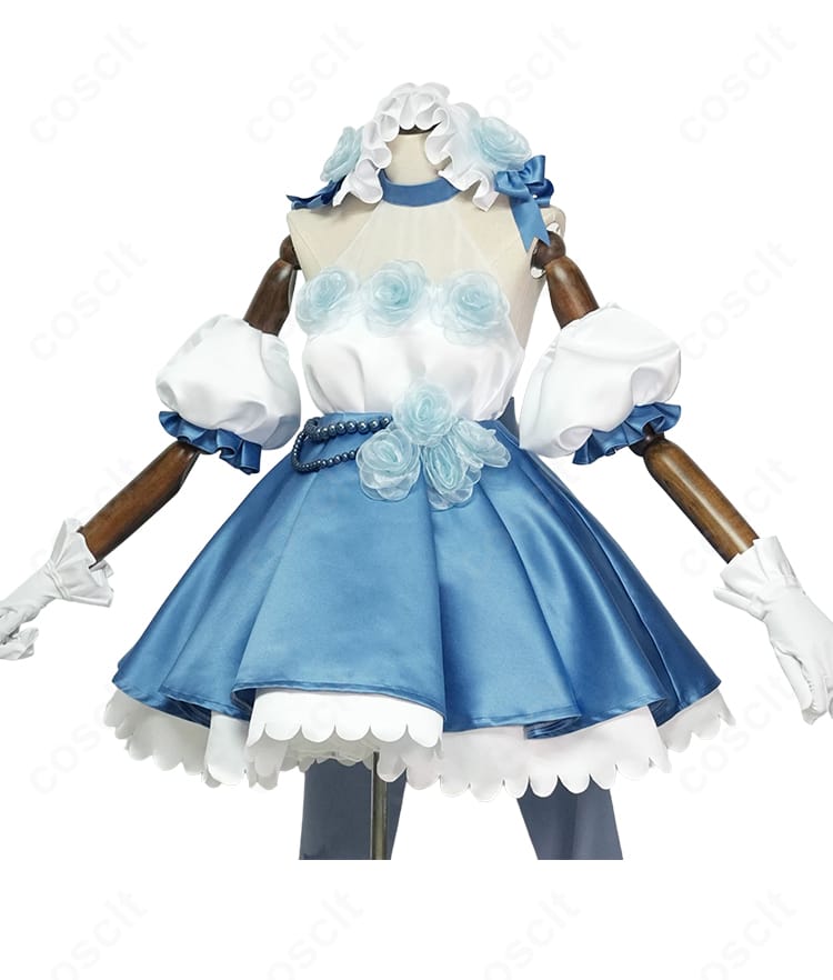 レム/ラム Royal Rose Ver.ローズドレスの服装デザインと装飾を確認できる商品詳細画像