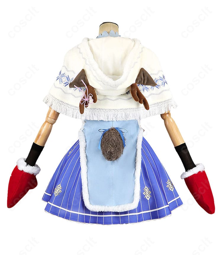 Re:ゼロから始める異世界生活 レムのクリスマスコスVer.衣装を背面から紹介する商品写真