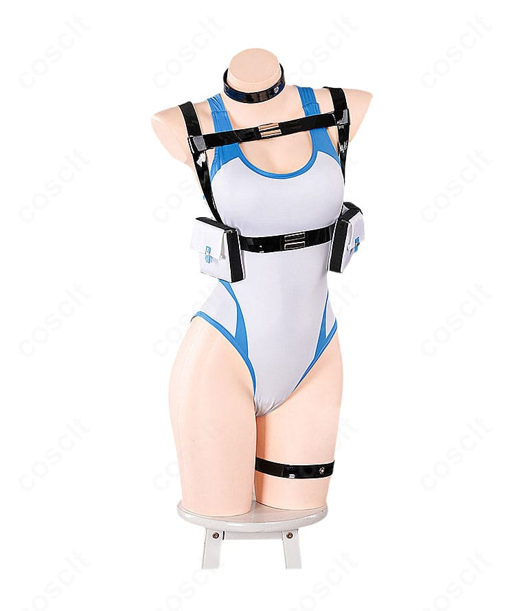 淵上コトネ コスプレ衣装のレオタード正面装飾の拡大画像