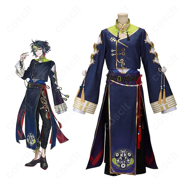 にじさんじ Dytica 2nd Anniversary 伊波ライのキャラクターイメージとコスプレ衣装を並べた比較画像