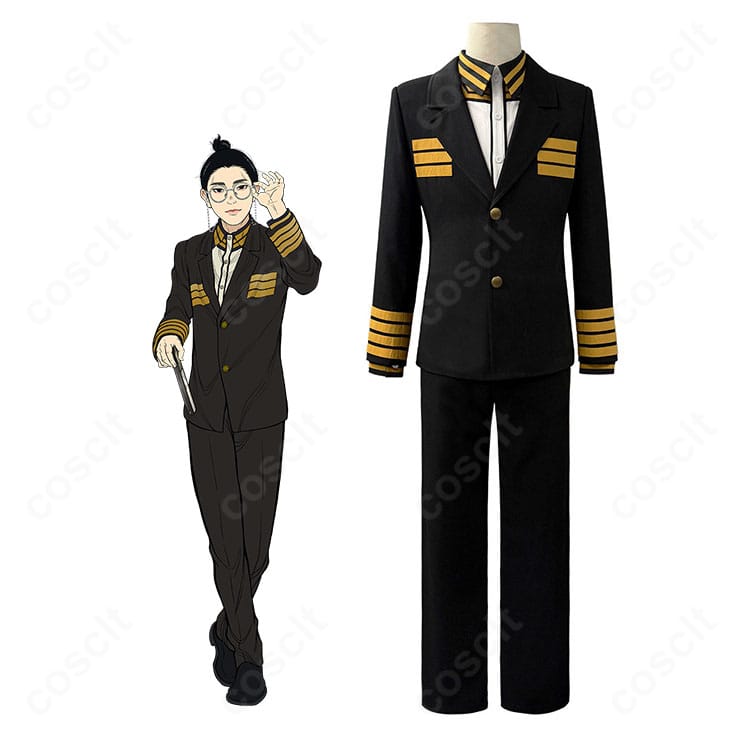 日本三國 三角青輝・阿佐馬芳経・賀来泰明のキャラクターイメージと大和制服コスプレ衣装の商品比較画像
